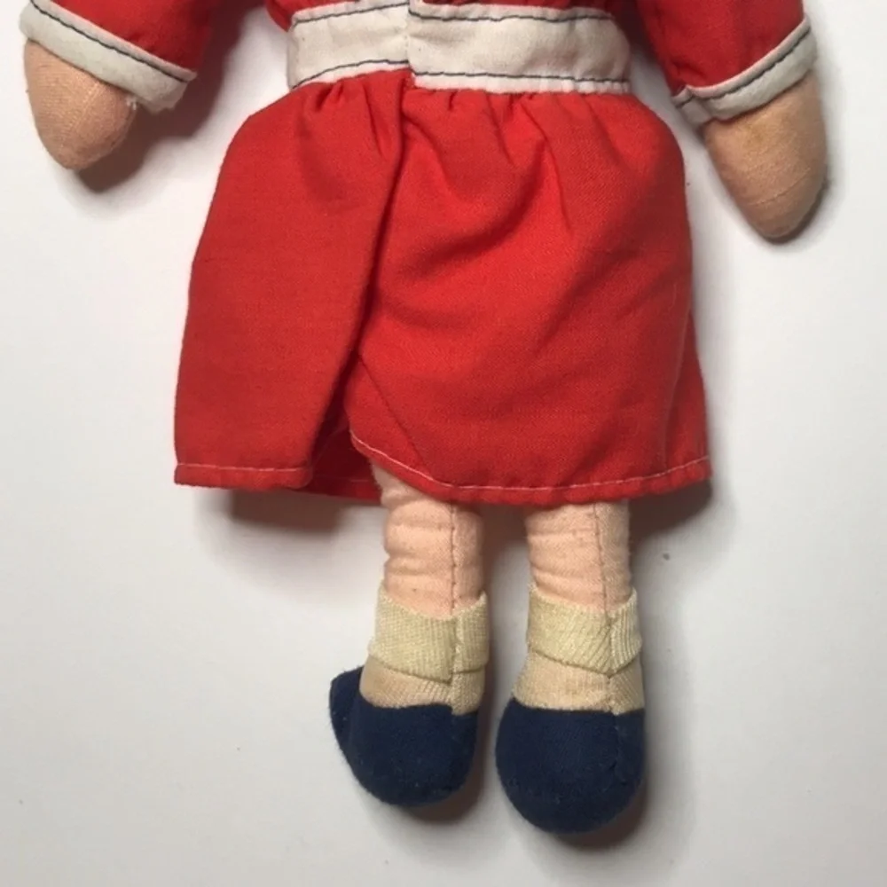 Little Orphan‎ Annie Doll With Pocket On Red Dress Knickerbocker 9
